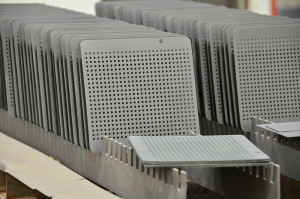 coated anodes for metal finishing equipment