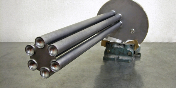 Tantalum Bayonet Heat Exchanger with Solid Tantalum welded Tube