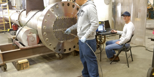 Eddy Current Testing of Tubing on Shell and Tube Heat Exchanger
