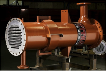 Image of a tantalum heat exchanger.